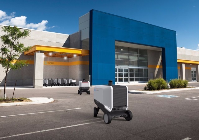 蘑菇视频下载污智能硬件携手配送机器人，撬动物流末端配送市场